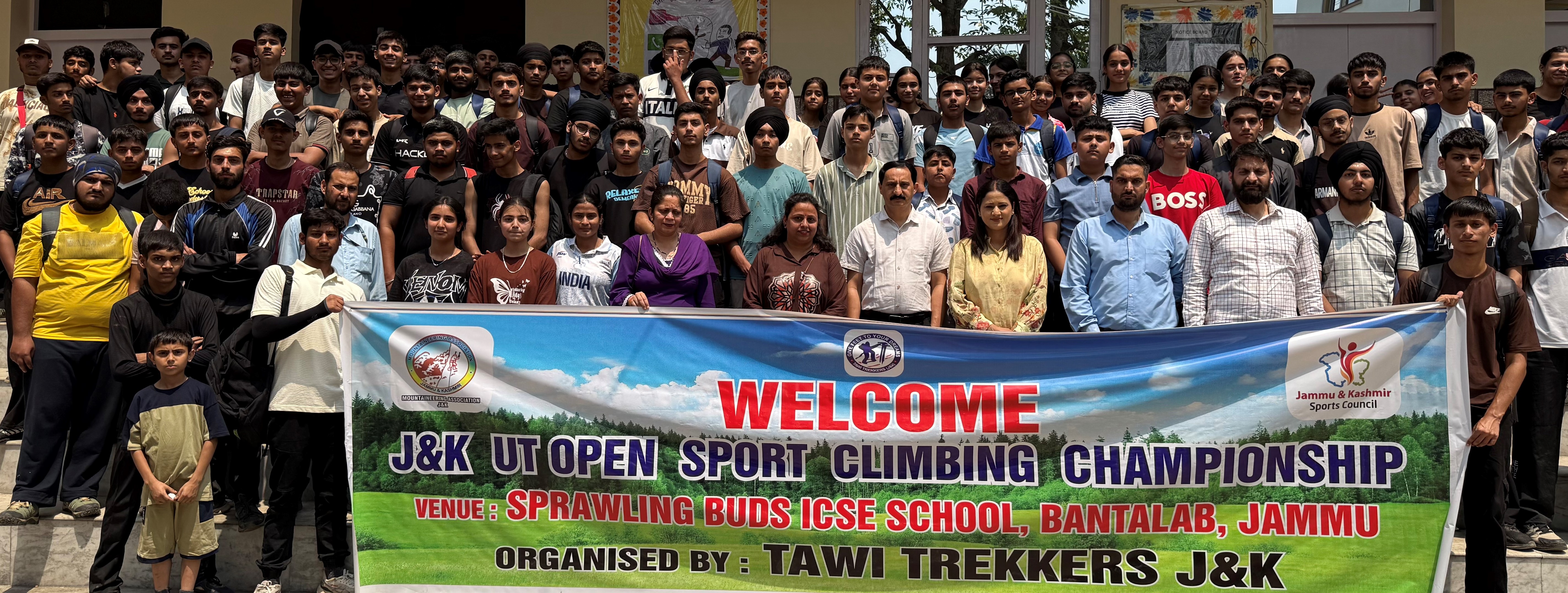 Tawi Trekkers hold mass Sport Climbing meet 